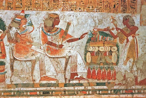 Фрески древнего царства в Египте
