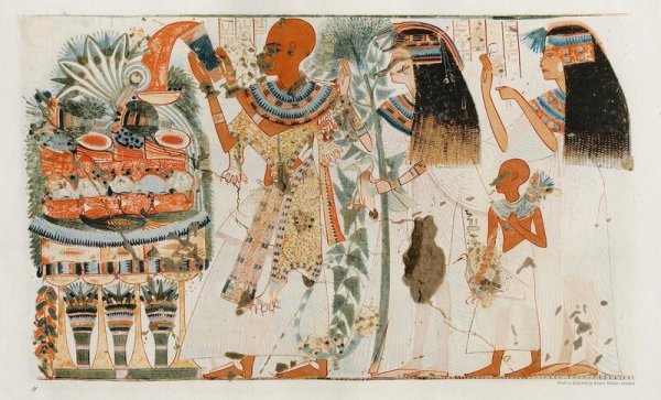 Живопись древнего Египта в гробницах