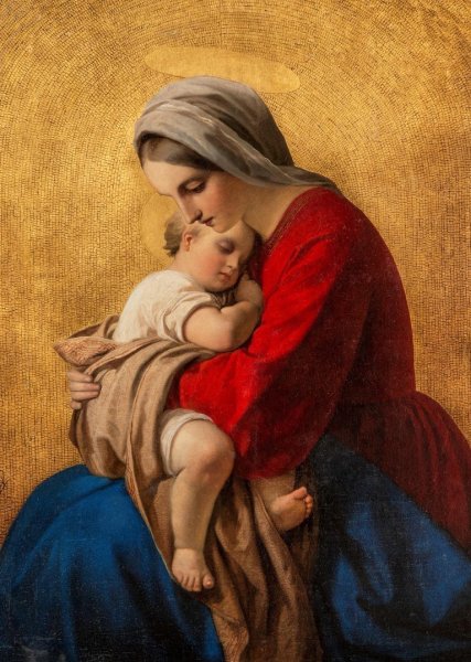 Ханс Зацка Мадонна с младенцем