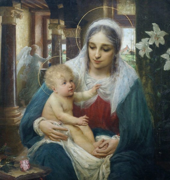 Боровиковский Владимир Богоматерь с младенцем