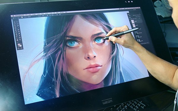 Арт на графическом планшете