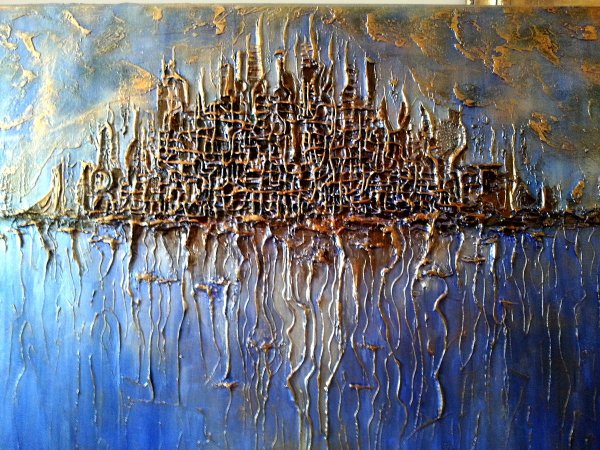 Фактурная живопись перо