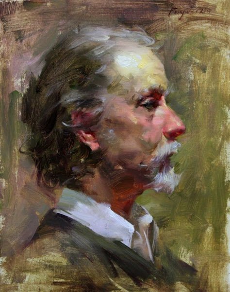 Академическая живопись портрет Репинка