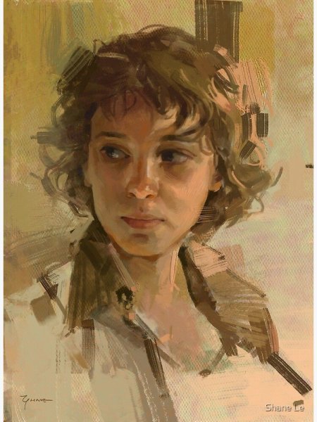 Портрет гризайль Академический