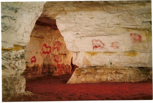 Саблинские пещеры Наскальная живопись