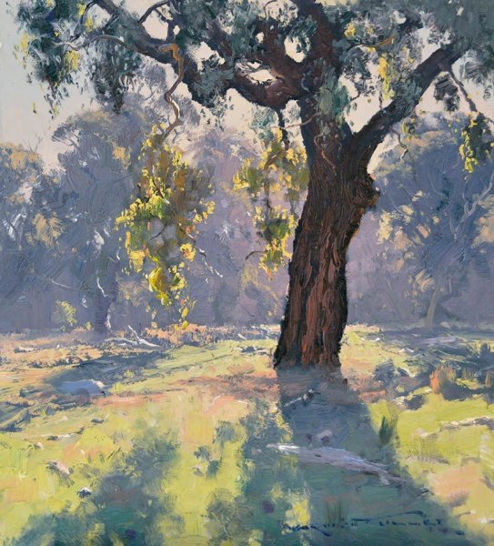 Этюды деревьев маслом