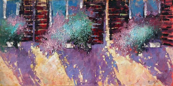 Цветная тень в живописи