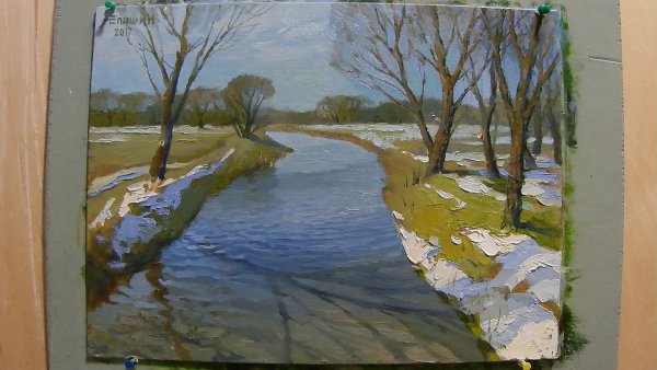 Весна живопись