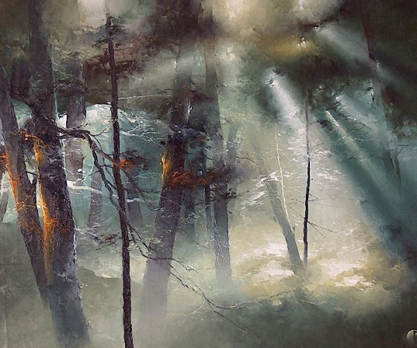 Петрас Лукосиус пейзажи леса