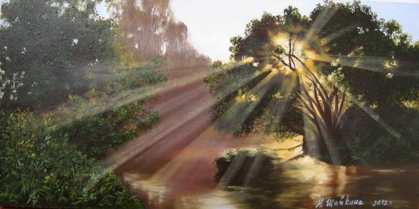 Солнечные лучи в живописи