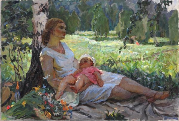 Картина материнство