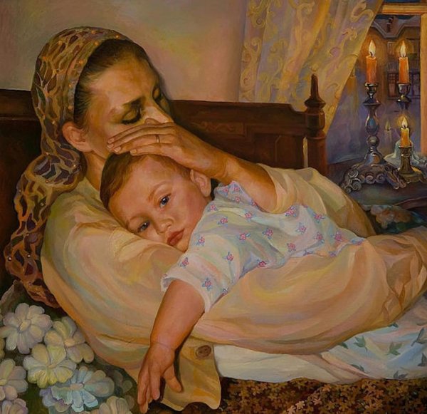 Пино Даени мать и дитя