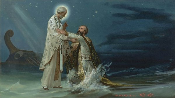 Николай Мирликийский Чудотворец Репин