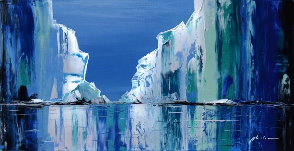 Картина ледник