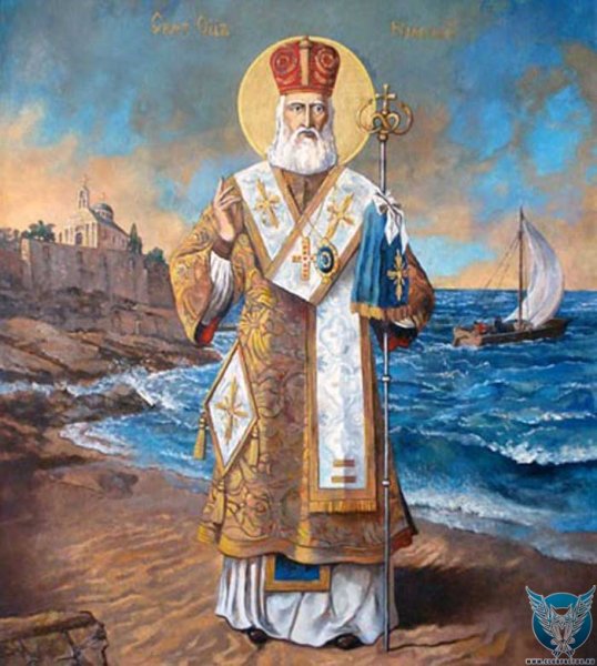 Николай Чудотворец с родителями