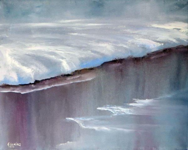 Лед на картинах художников