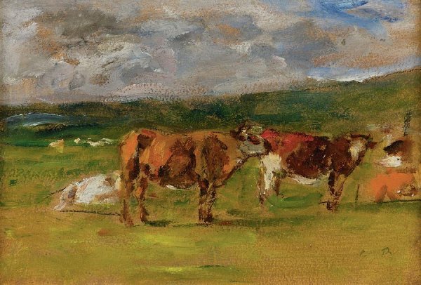Эжен буден картины с коровами