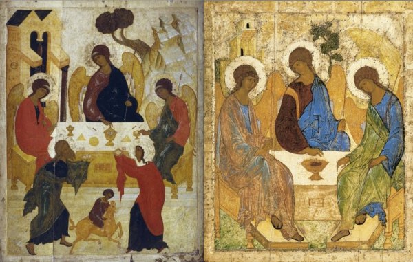 Андрей Рублев Троица иконопись