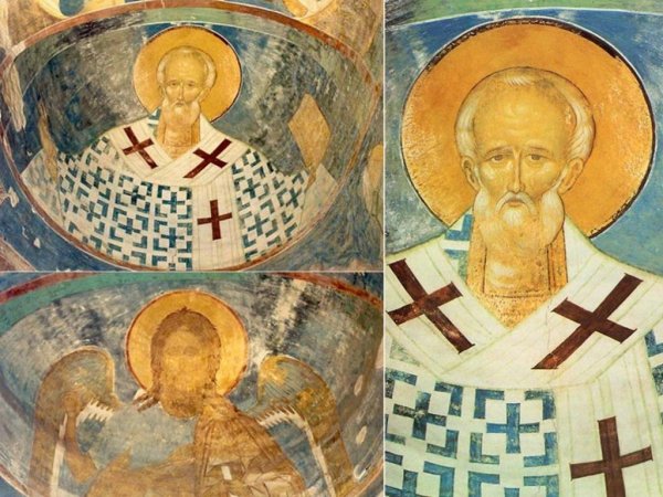 Святой Николай фреска Дионисия Ферапонтов монастырь
