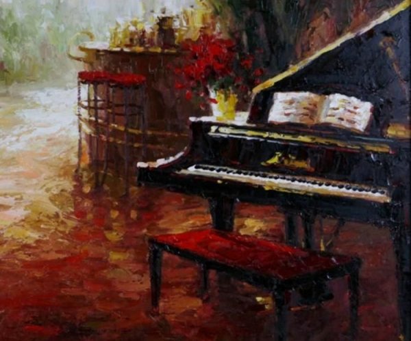 Живопись Шопен фортепиано