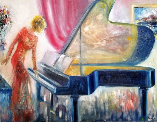 Рояль картины художников