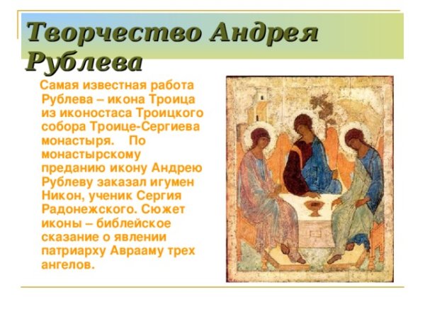 Феофан Грек Андрей Рублев Дионисий