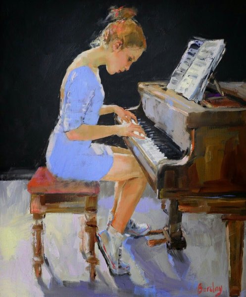 Пианино живопись