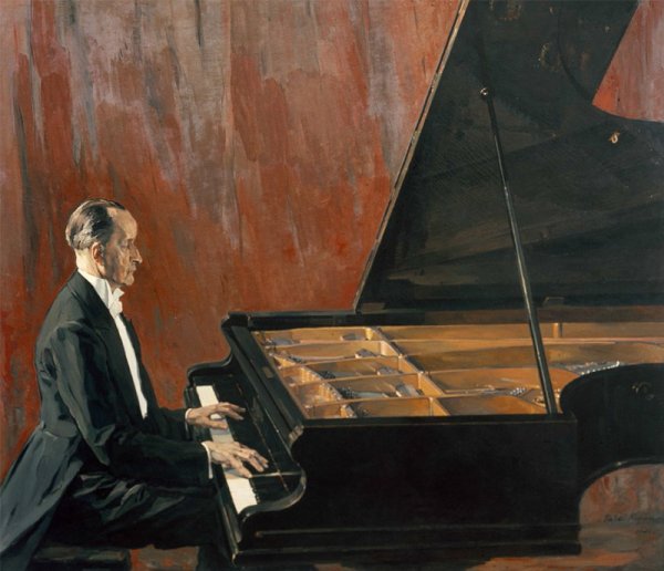 Павел Корин портрет пианиста Игумнова