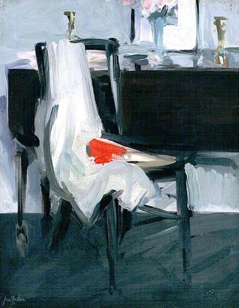 Фигура в интерьере живопись