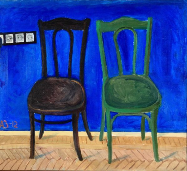 Картина два стульчика