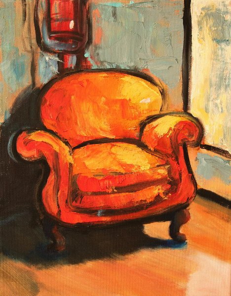 Стул в картинах художников