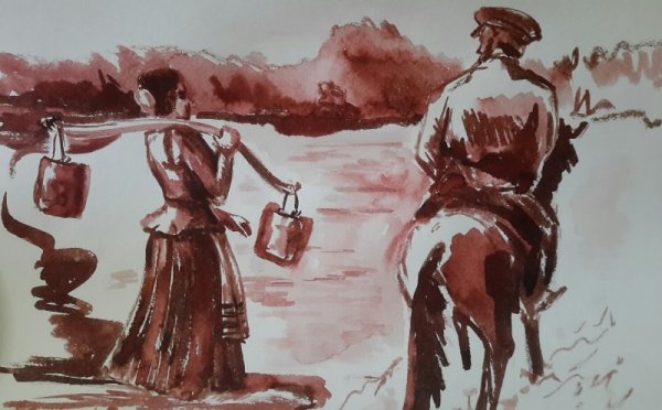 Аксинья тихий Дон иллюстрации