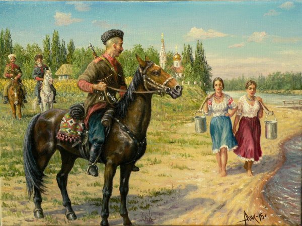 Казачья лава Донские казаки в бою