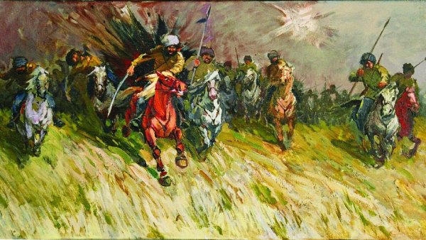 Художник Лях Андрей Петрович Донские казаки