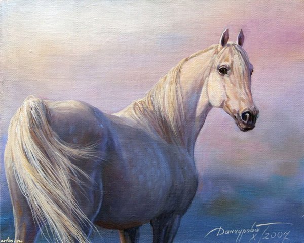 Татьяна Данчурова живопись лошади