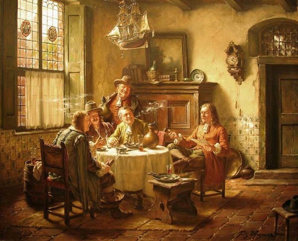 Застолье в картинах русских художников
