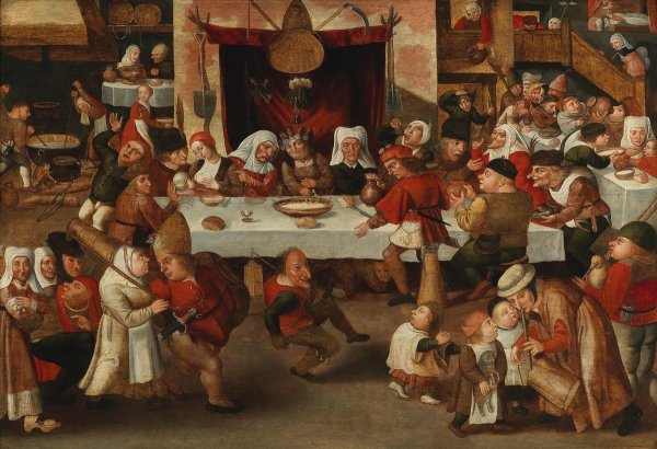 Брейгель застолье