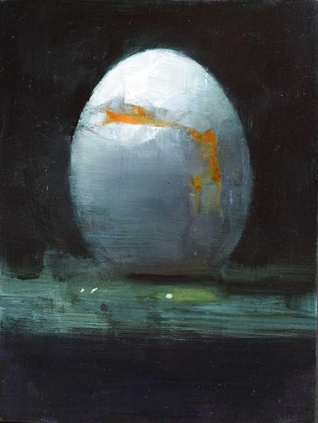 Яйцо маслом картина