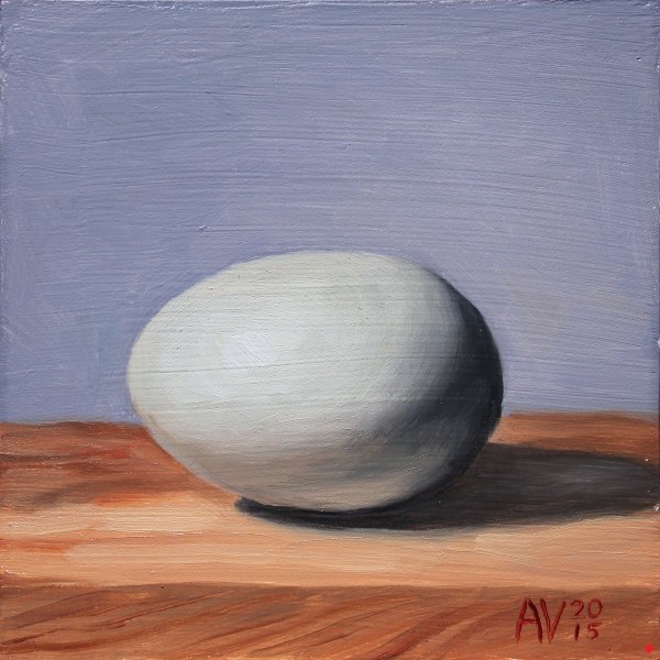 Натюрморт с яйцами живопись