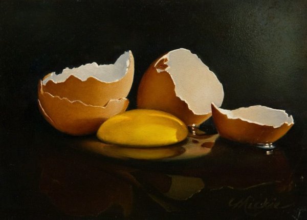 Живопись яйцо масло