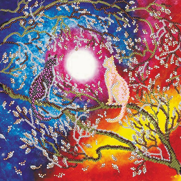 Вышивка бисером на холсте