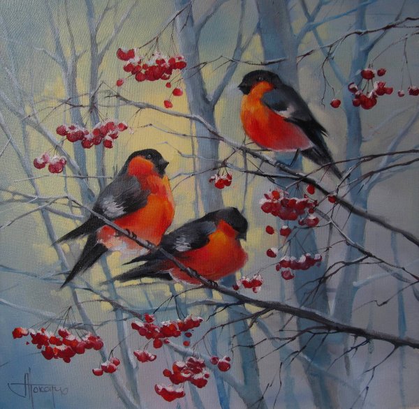 Художник Наталья токарь картины зима