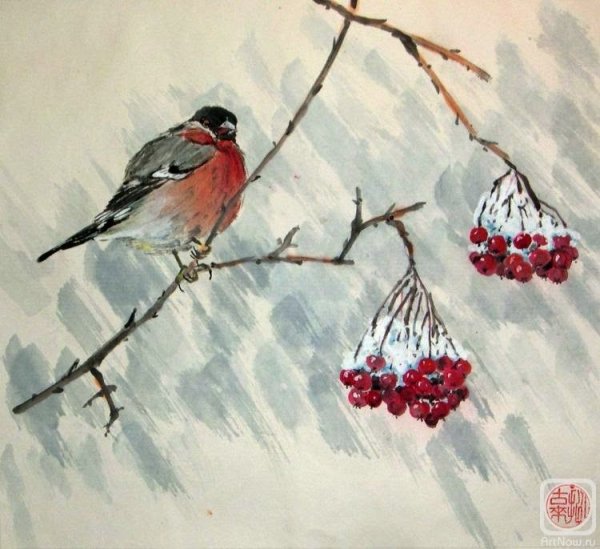 Снегири в китайской живописи