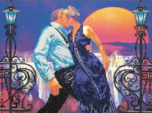 Набор для вышивания бисером Абрис арт "в ритме танго"