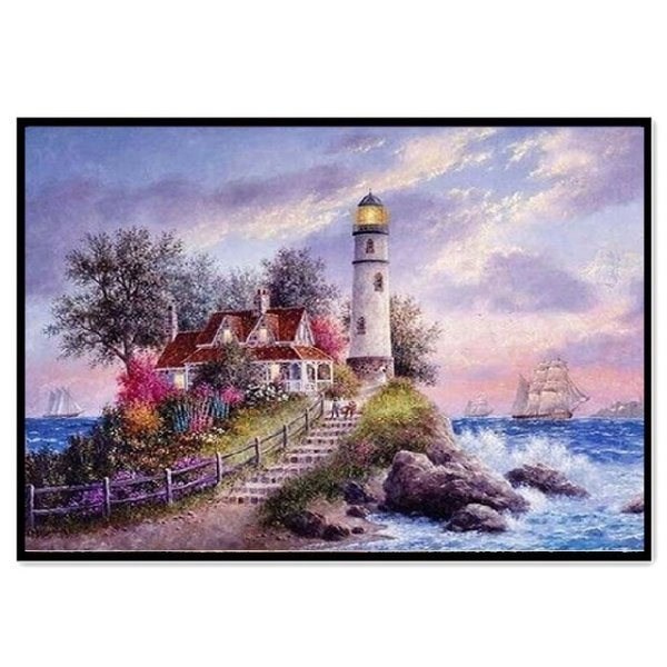 Вышивка крестом море и морские пейзажи