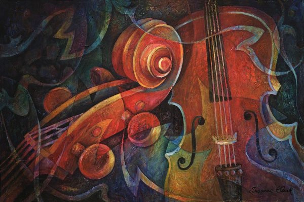 Скрипка живопись