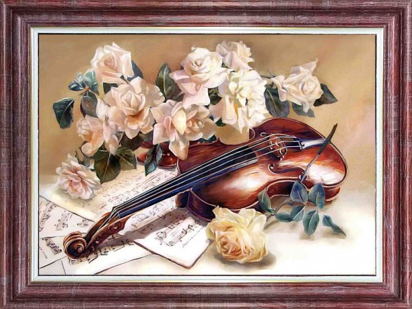 Скрипка живопись