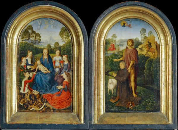 Альфонс Муха диптих