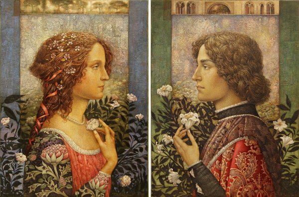 Интерьерная живопись цветы