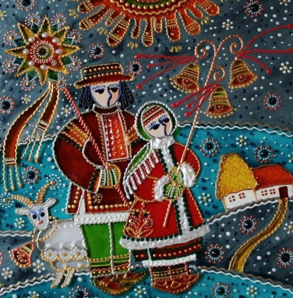 Рождество Христово лубок